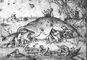 Big Fishes Eat Little Fishes g BRUEGEL, Pieter the Elder